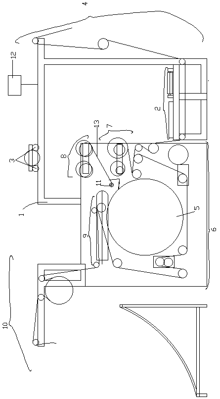 High-permeability thermal transfer printing napped fabric processing method