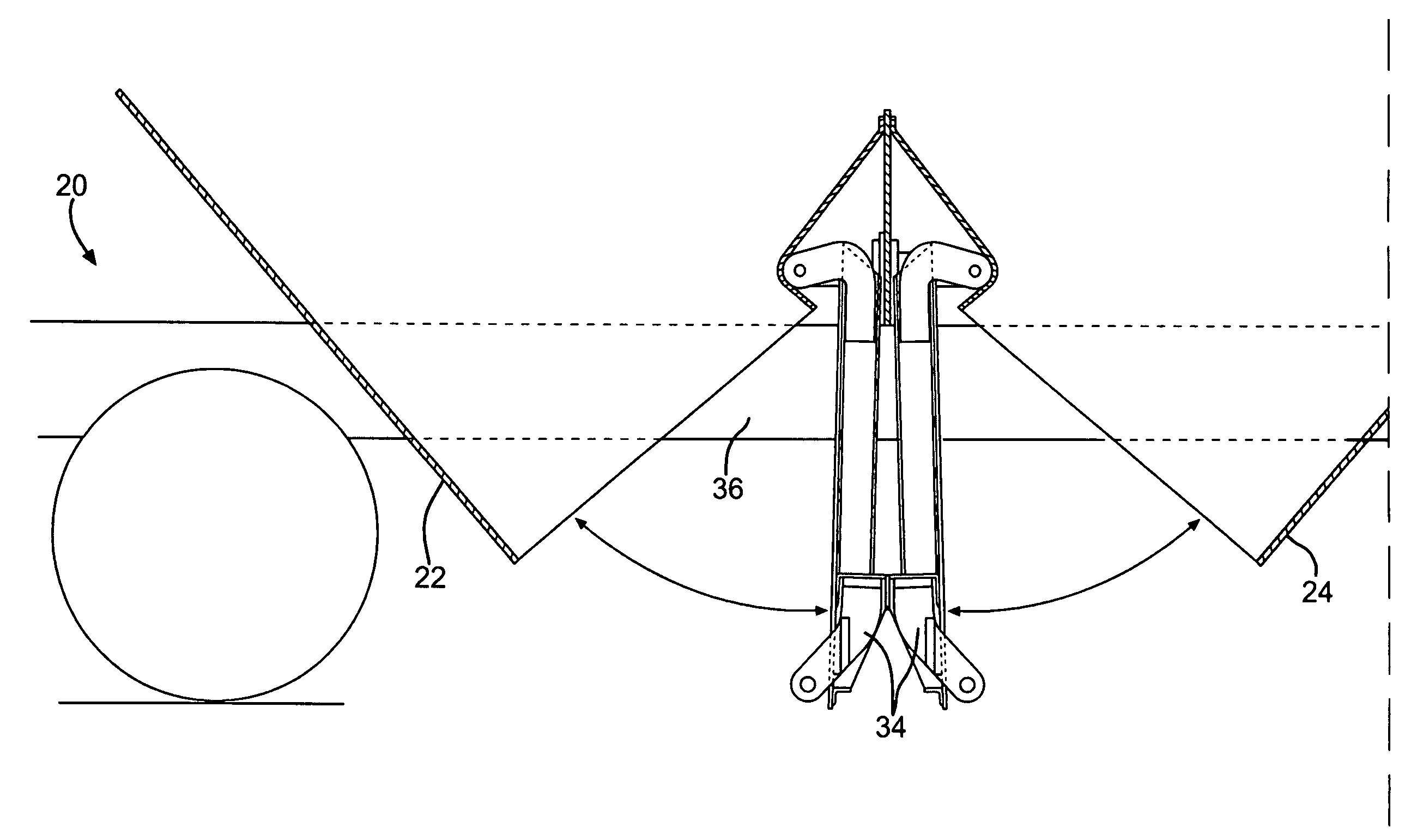 Railroad hopper car transverse door actuating mechanism