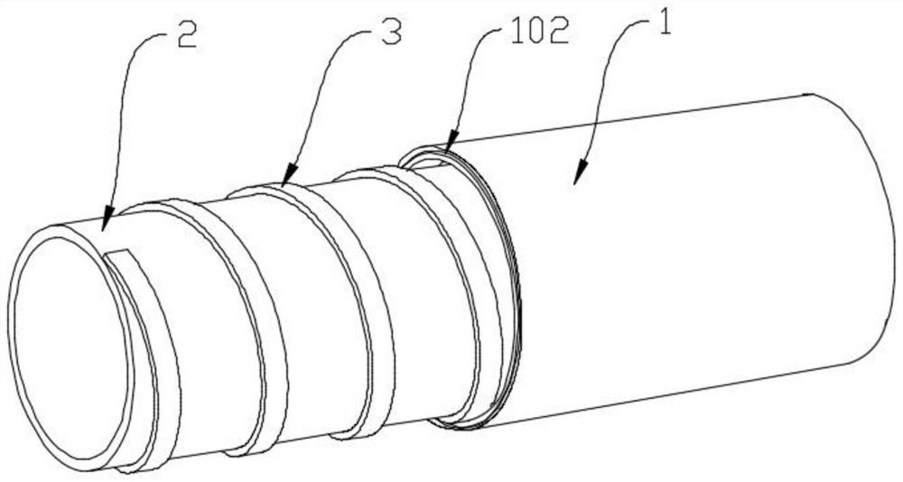 Polyethylene armored drain pipe