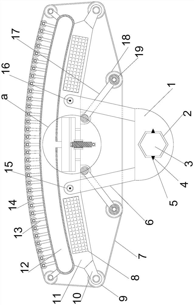 Auxiliary polishing device and polishing method for highway traffic guardrail