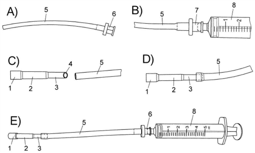 Devices and assemblies for directed transport, microscopy and directed expulsion of tissue grafts or implants