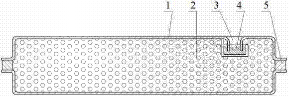 Glass welded metal vacuum insulation board with extraction opening and production method thereof