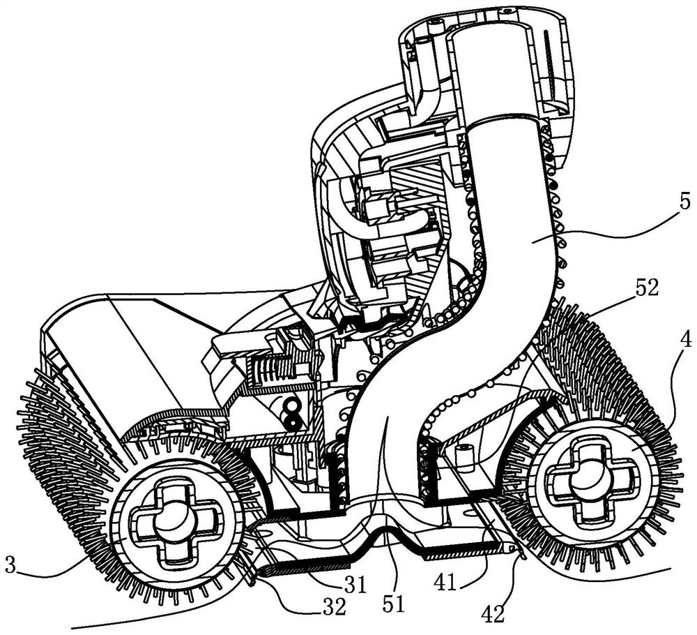 Multifunctional floor scrubber