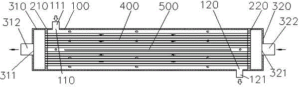 Efficient shell tube type heat exchanger and manufacturing method thereof