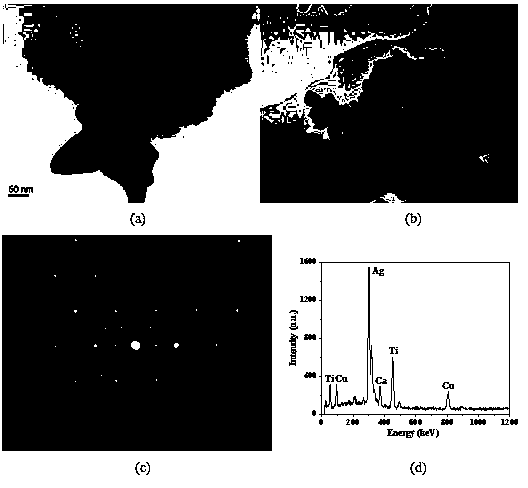 Preparation method of polyimide/copper calcium titanate coated silver nanoparticle composite material