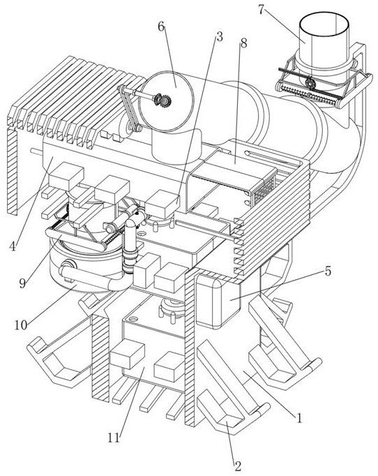 A continuous feeding equipment for petroleum coke calcination that can reduce dust pollution