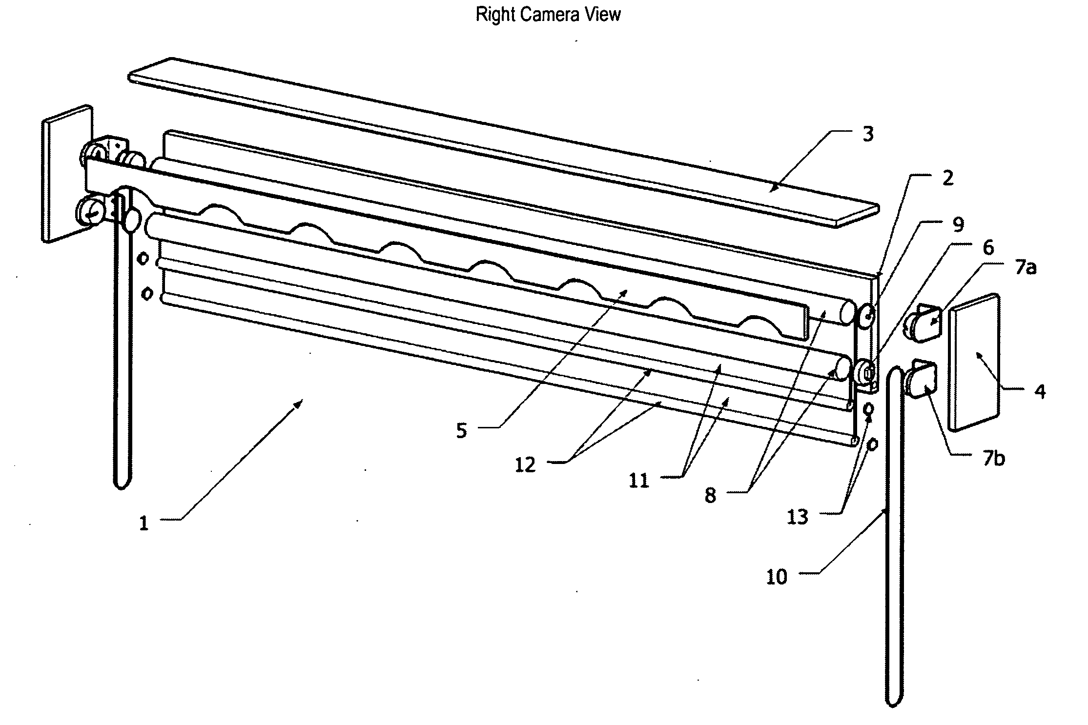 Design-a-way retractable design wall and display aid