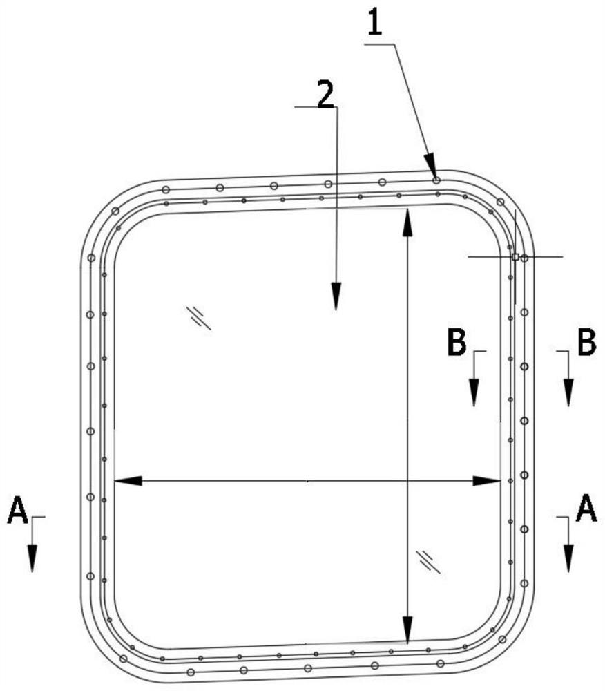 Hidden bolt type door and window and mounting method thereof