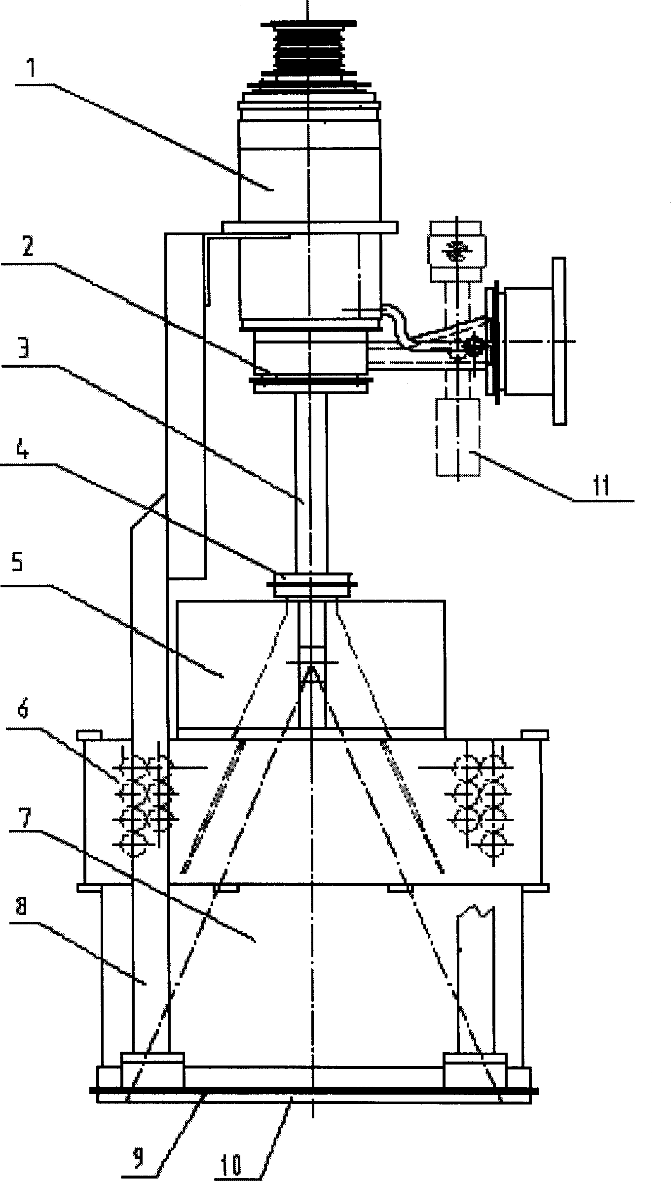 Fully-sealed high vacuum electron beam accelerating and scanning integrated structure