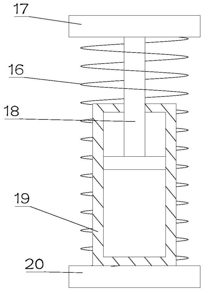 Raw material mixing device for concrete production