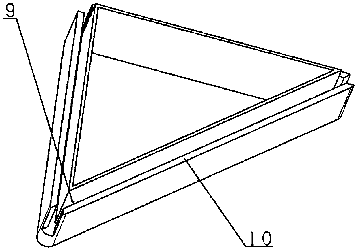 Combined rapid plugging device based on arched roadway