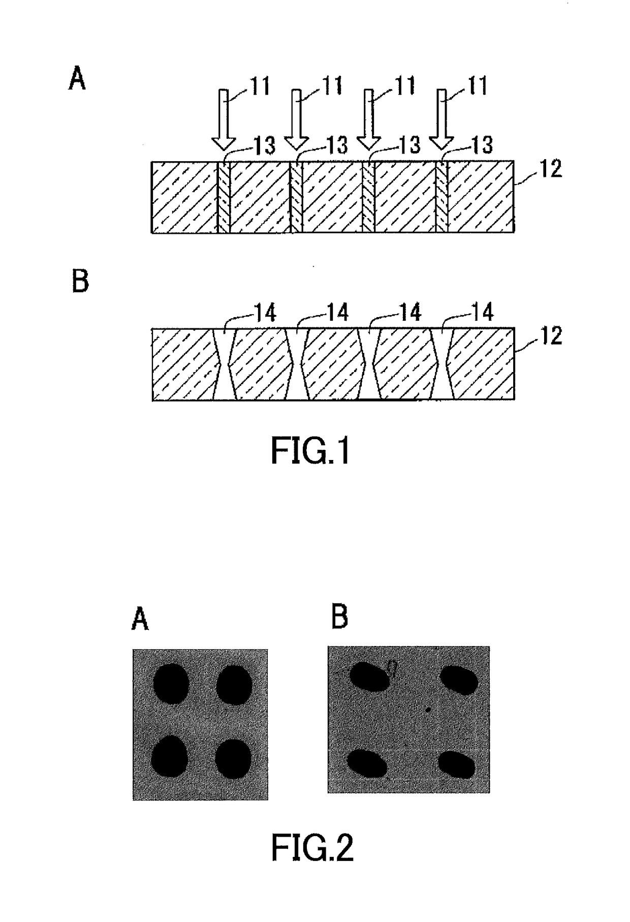 Glass for laser processing and method for producing perforated glass using same