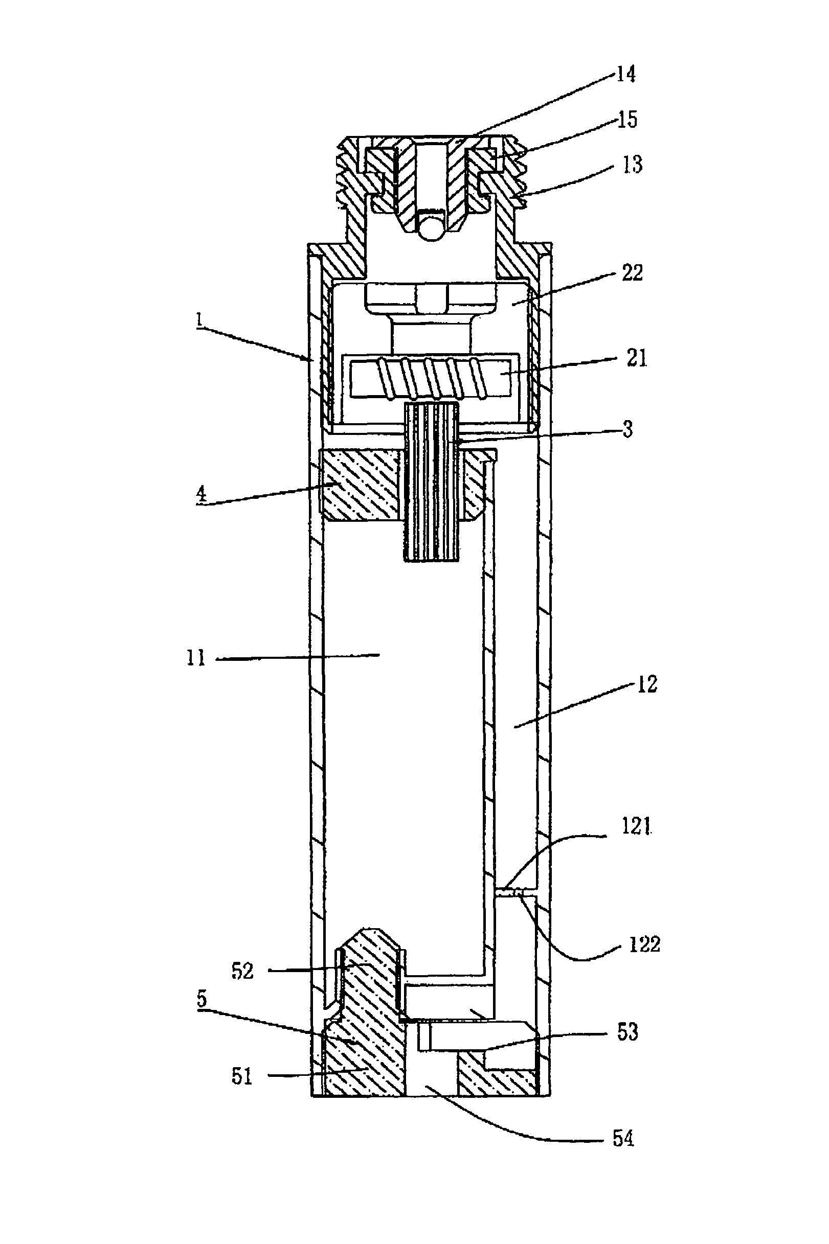 Mouthpiece device of electronic cigarette