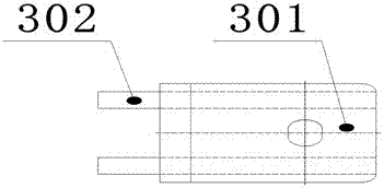 Novel re-railing axle bracket for rail flat car