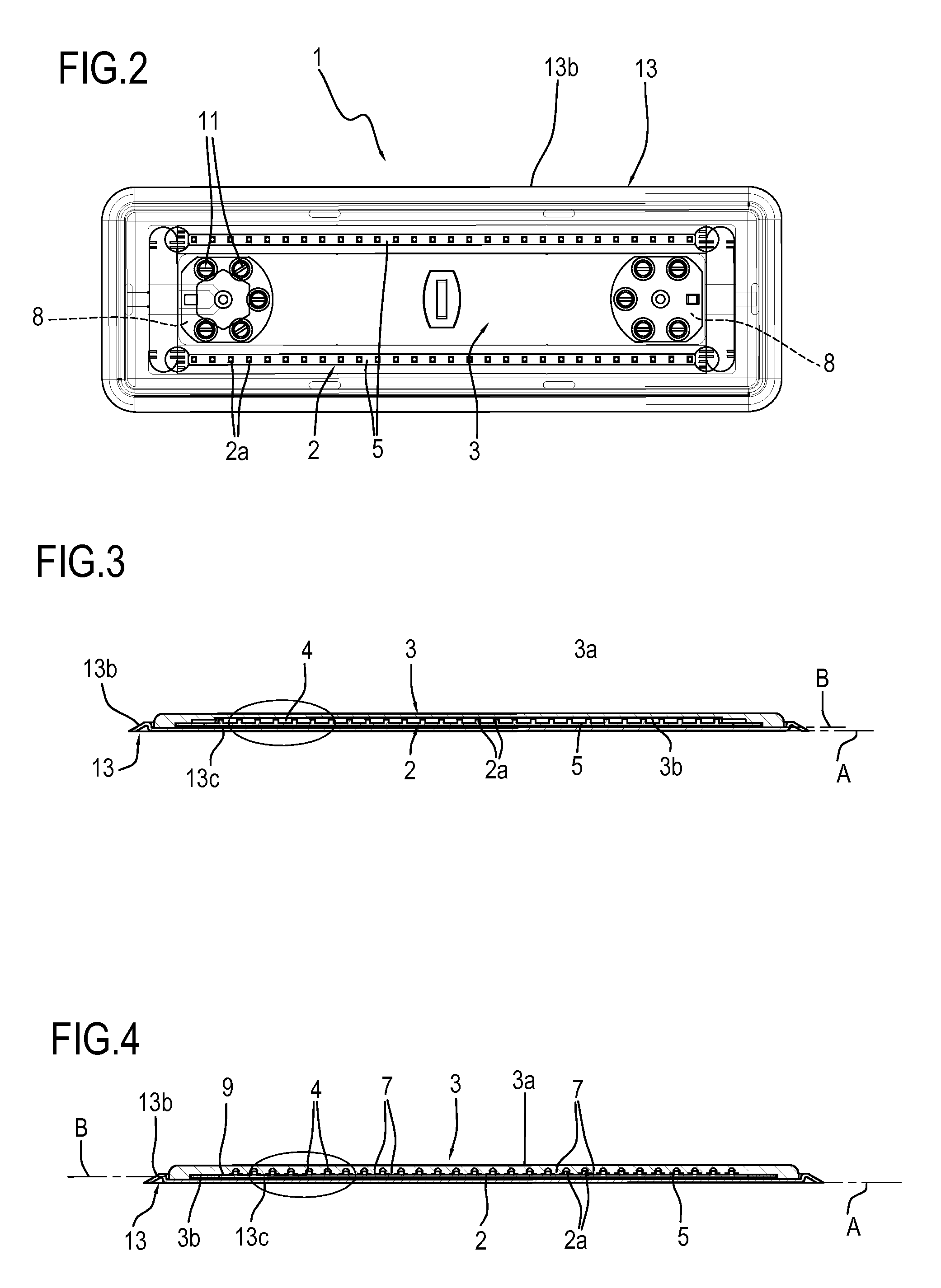 Surface mounting lamp