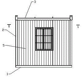 Container house stable in structure and easy to mount and manufacturing method of container house