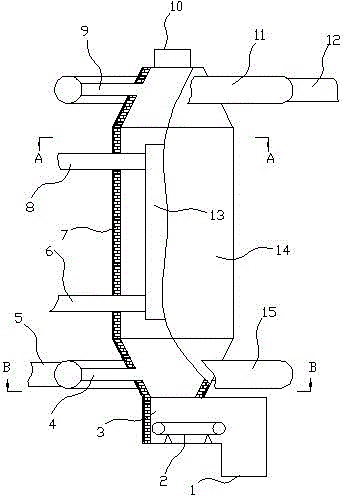 Pyrolysis furnace and treatment process for treating waste tire