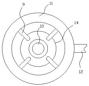 Pyrolysis furnace and treatment process for treating waste tire