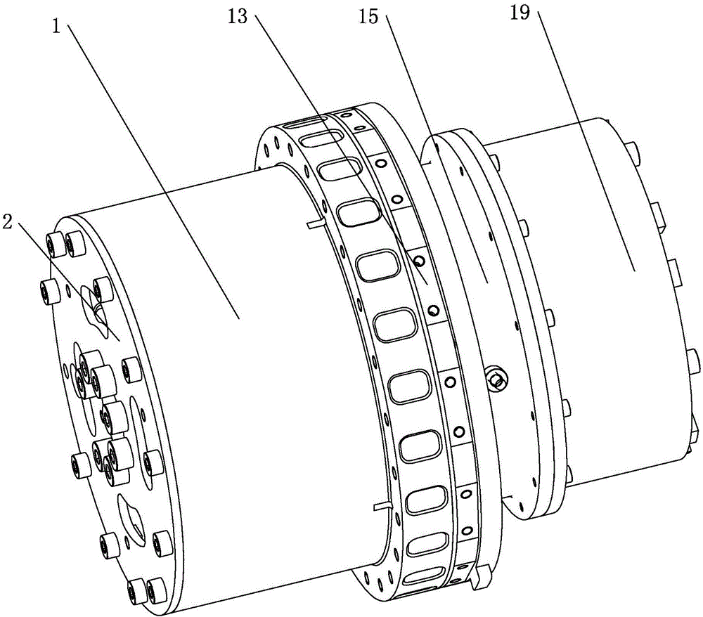 Anti-impact flexible joint suitable for mechanical arm