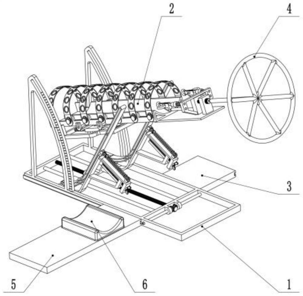 Orthopedic traction training device for postoperative rehabilitation