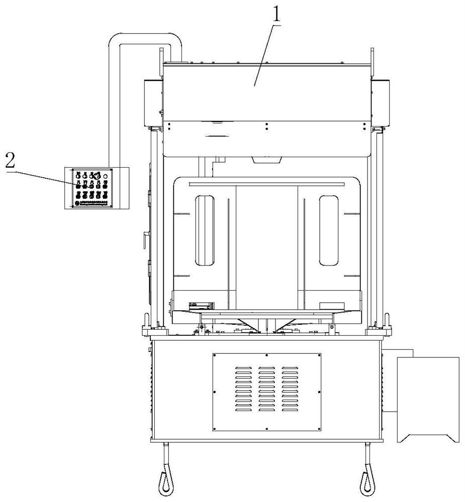 Vertical double-station wire winding machine