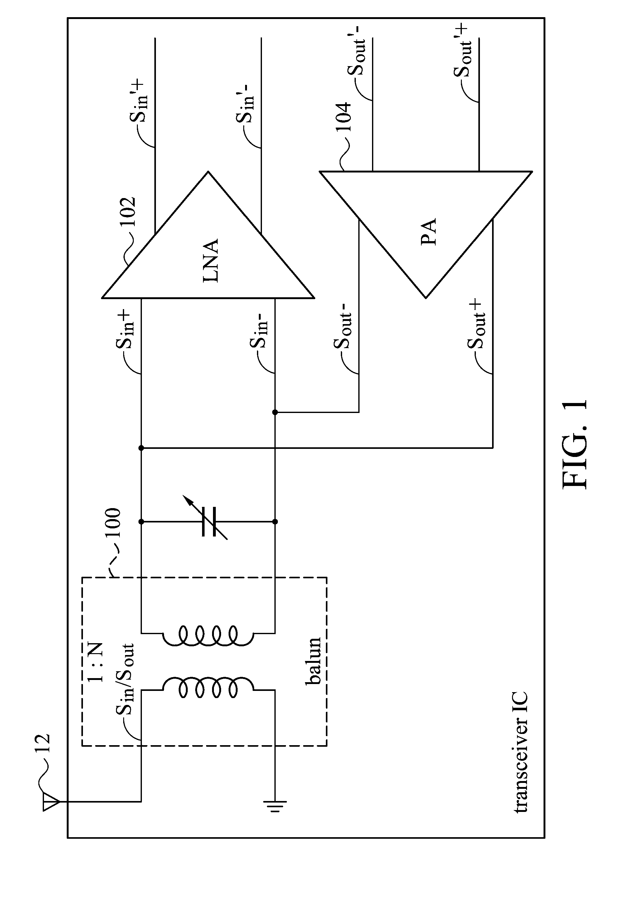 Transceiver and integrated circuit