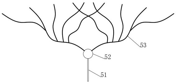 Tip self-heating type anti-freezing self-repairing cable