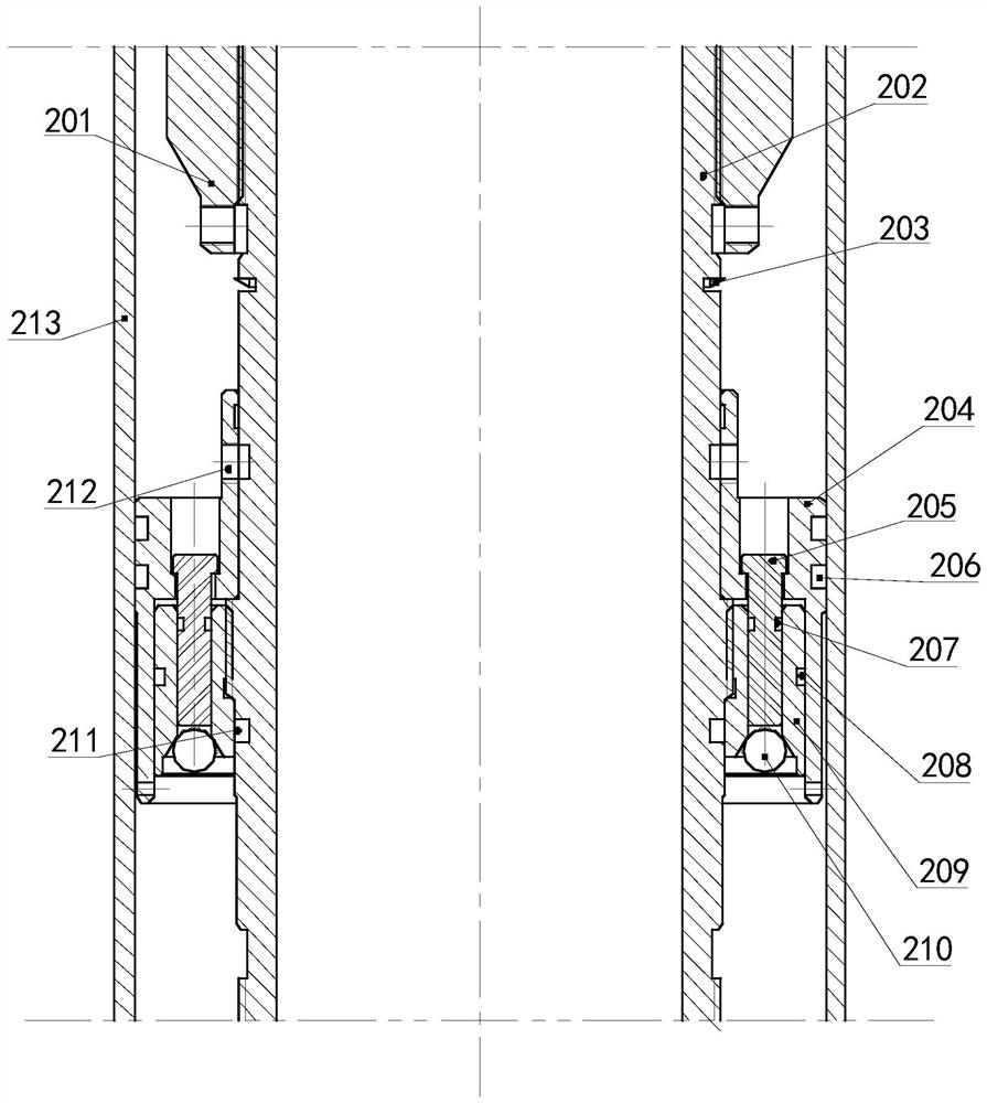 Annular packing valve and completion pipe string