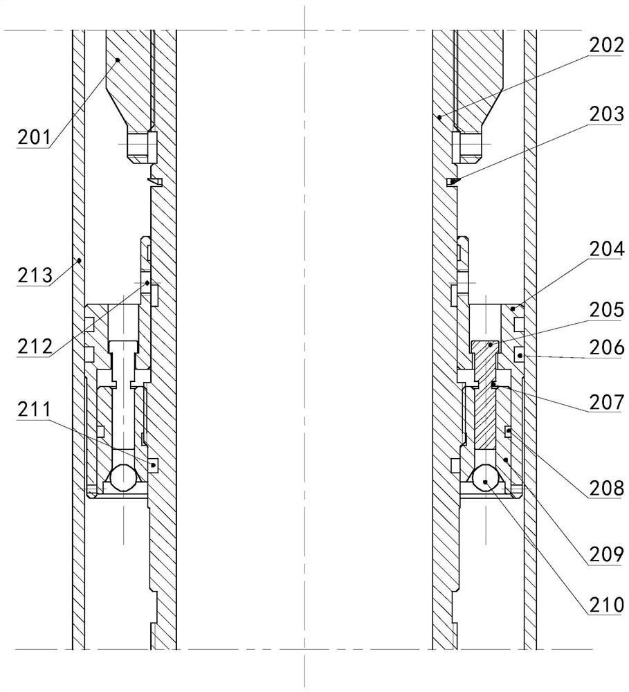 Annular packing valve and completion pipe string