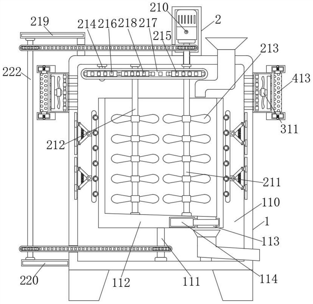 Preheating device for automobile hub coating production line