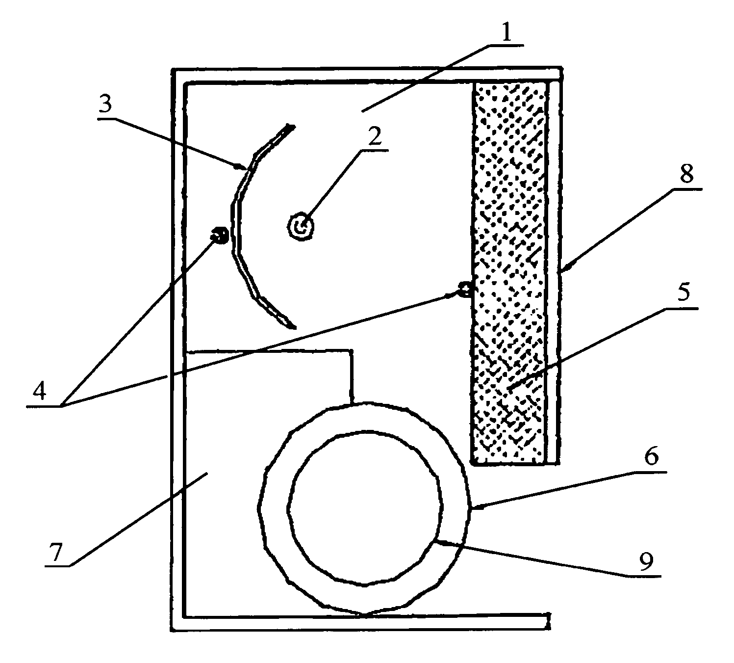 Air conditioner with a light auxiliary heat, anti-bacteria and desinfection unit