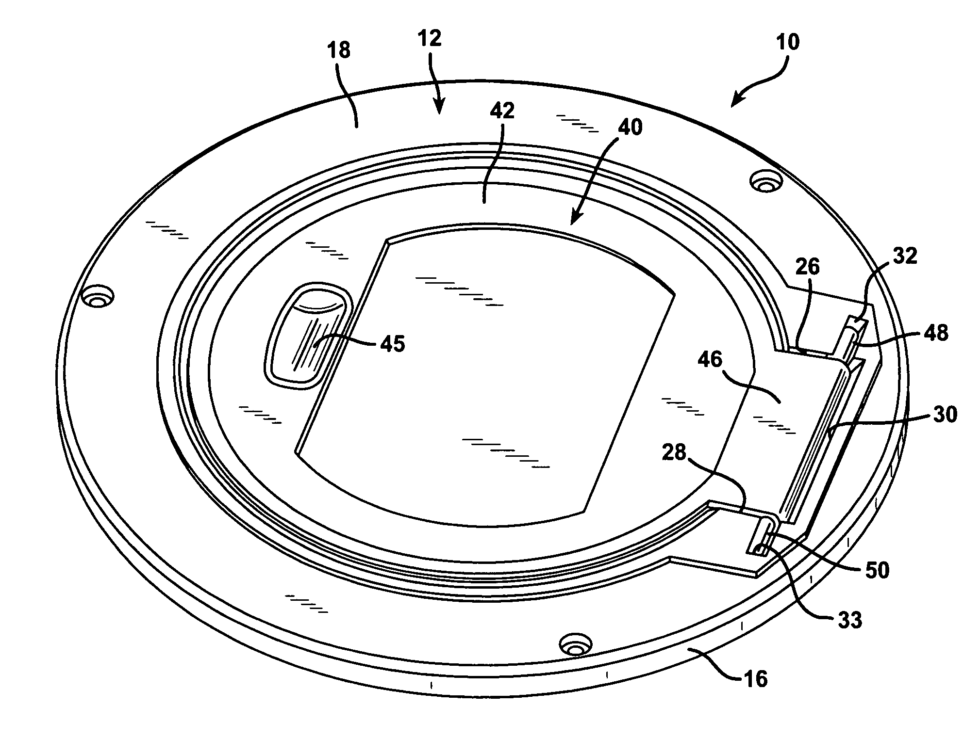 Removable aircraft servicing pit lid