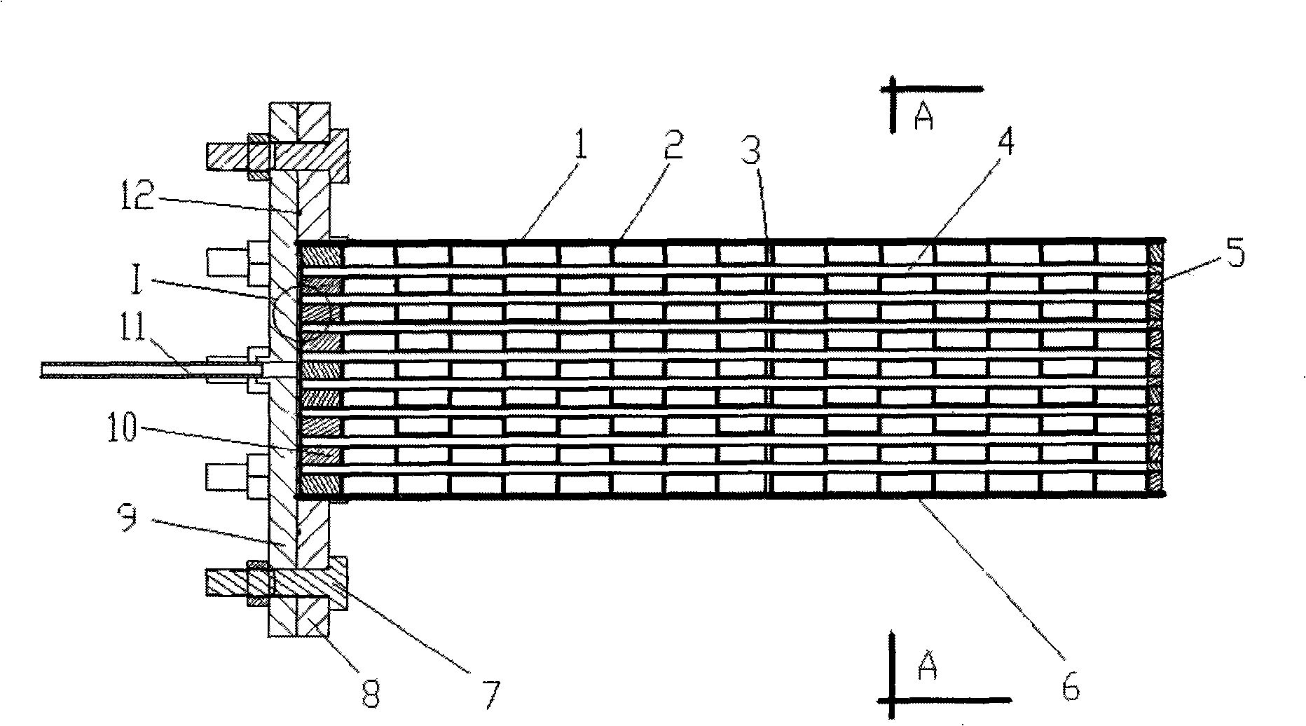 Metal hydrides plate-fin heat exchanger