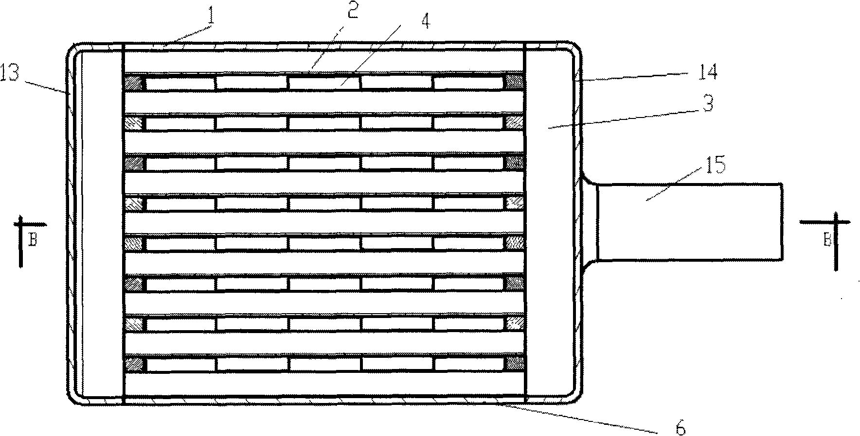 Metal hydrides plate-fin heat exchanger