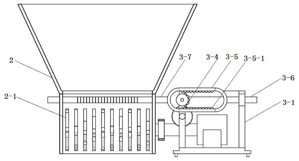 Integrated household garbage sorting device