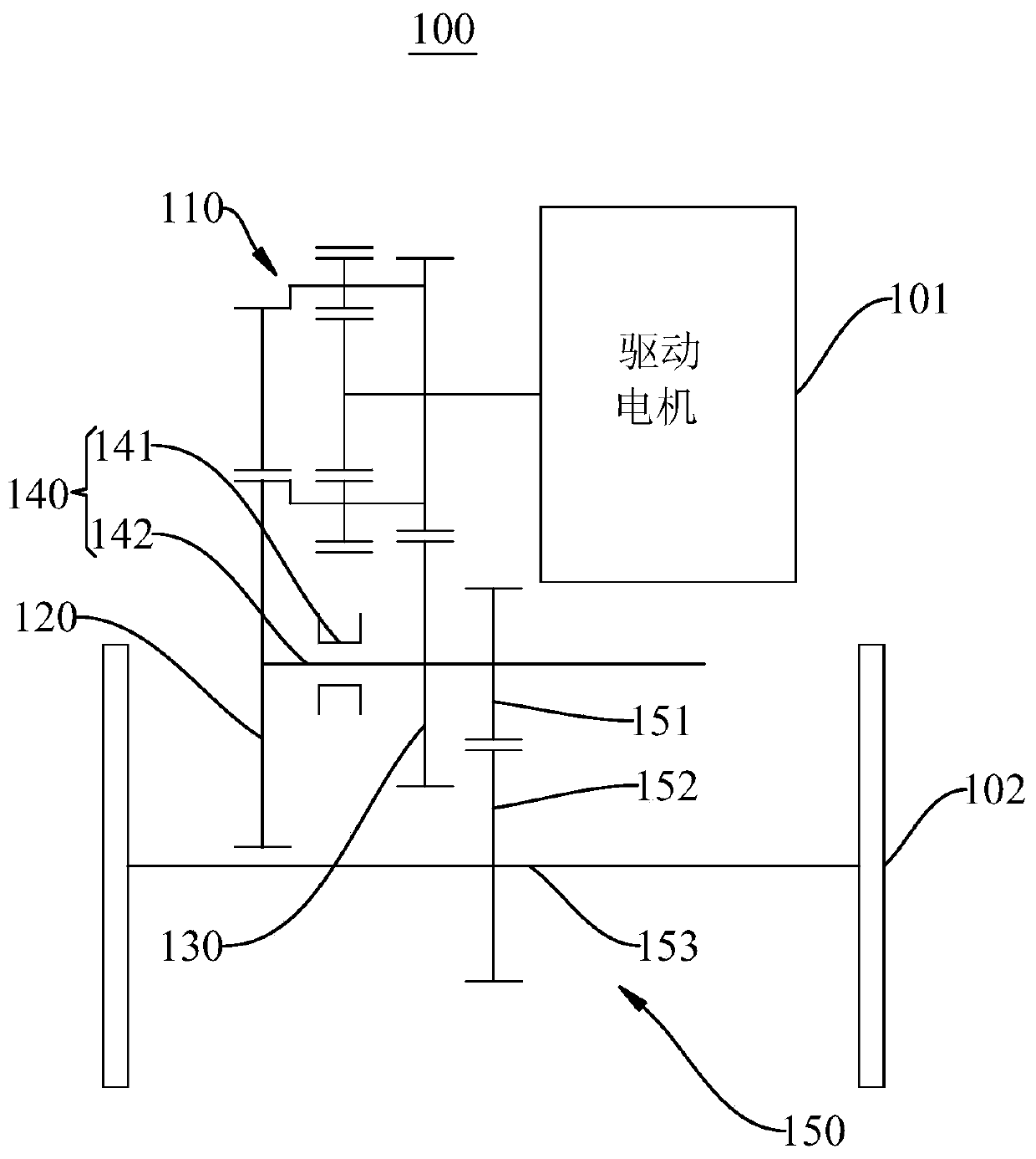 Electric drive axle, axle structure and automobile