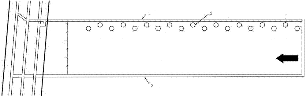 High-yield and high-efficiency working face gas ground mining method of low gas mine