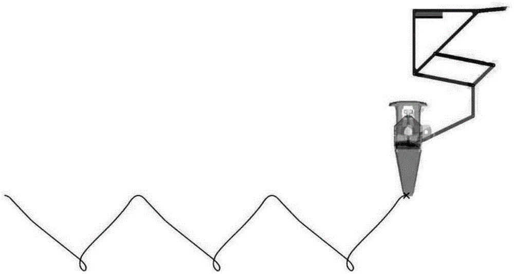 Hanging cup type planting device driving system based on DC brushless motor