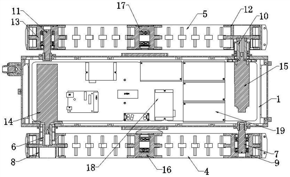 Amphibious pipe network robot