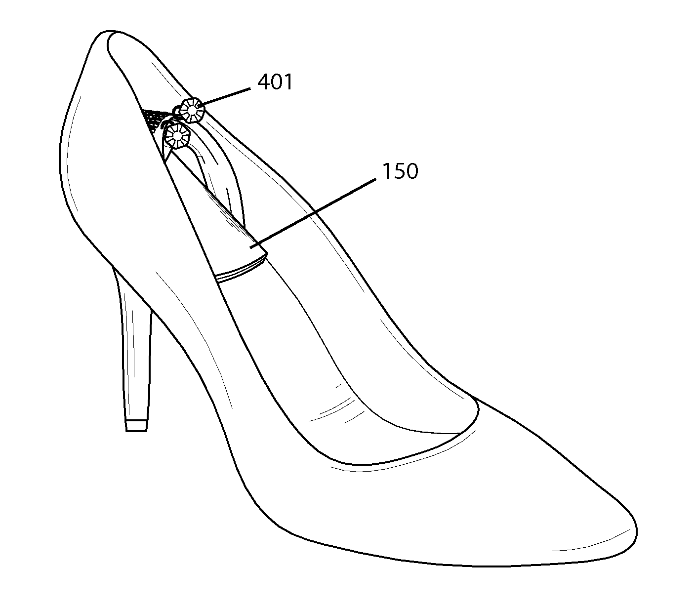 Heel strap device and method to use the same