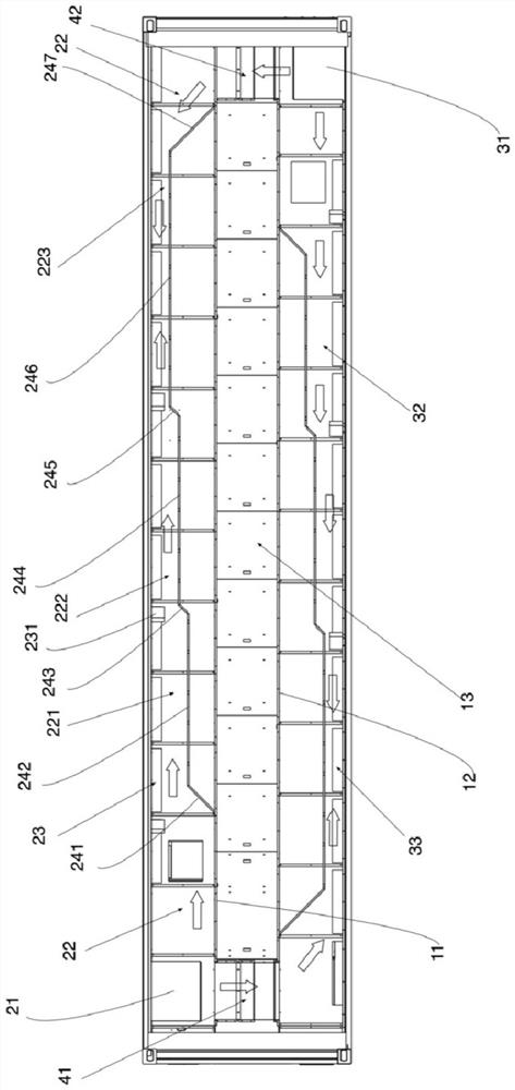 Machine room refrigerating system and energy storage machine room