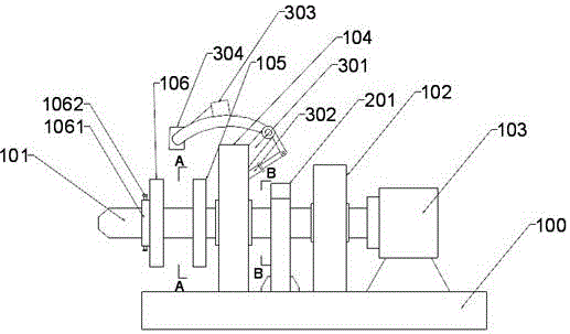 Steel belt flattening device