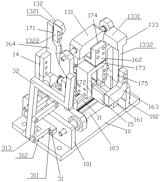 Welding tool applied to suspension installation assembly