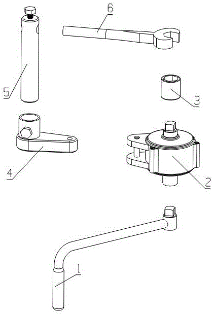 Anti-following torque multiplying wrench