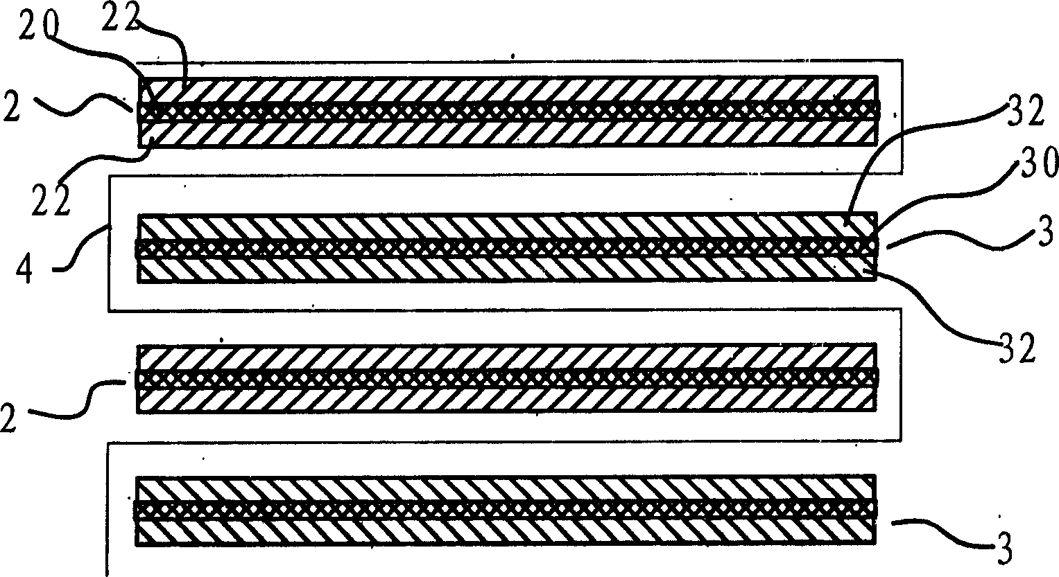 Manufacturing method of plasticized electrolytic battery