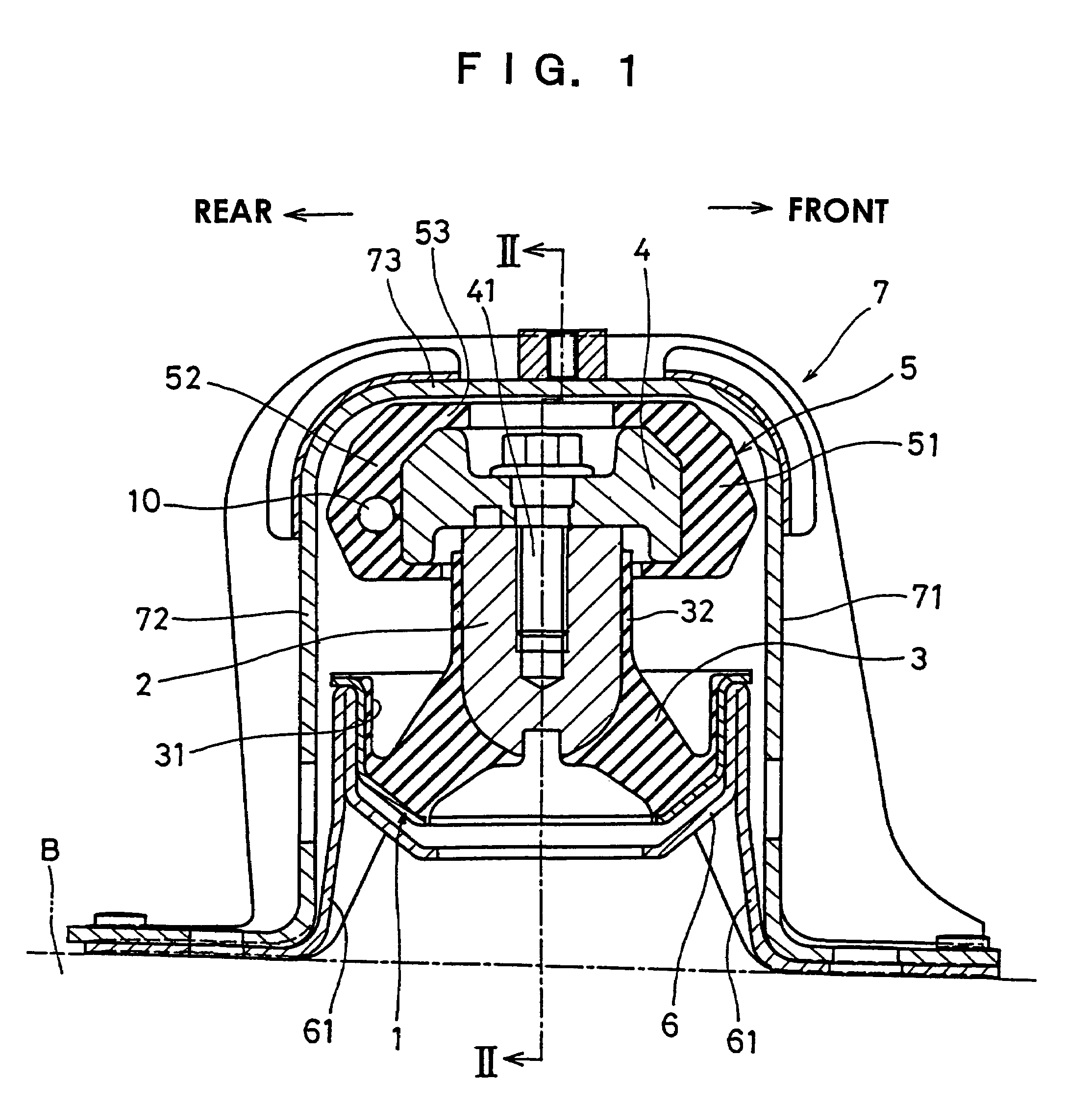 Vibration isolating device