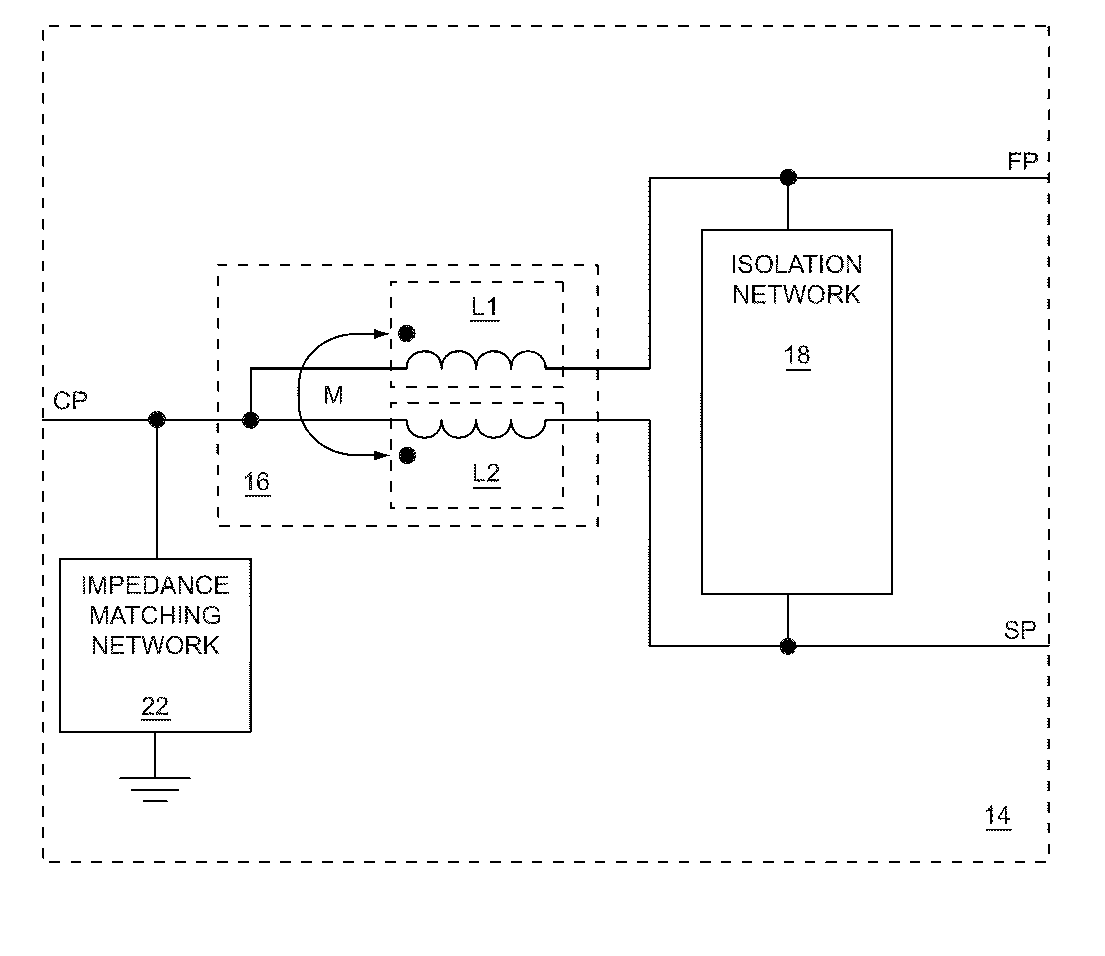 Lumped cross-coupled Wilkinson circuit