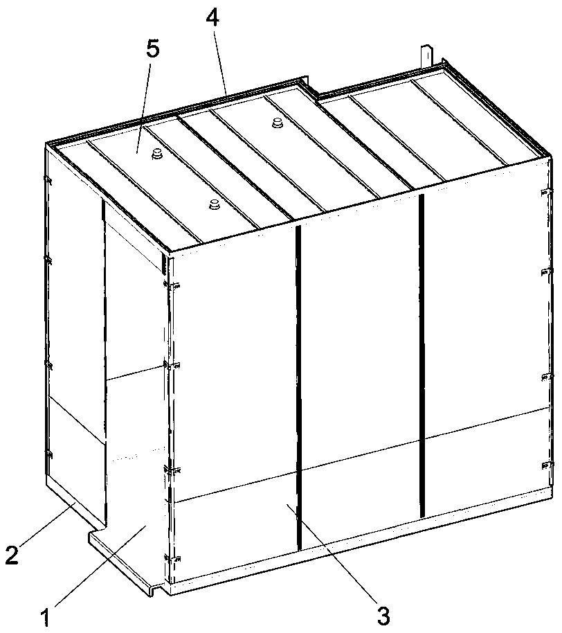 Assembly type bathroom and installing method thereof