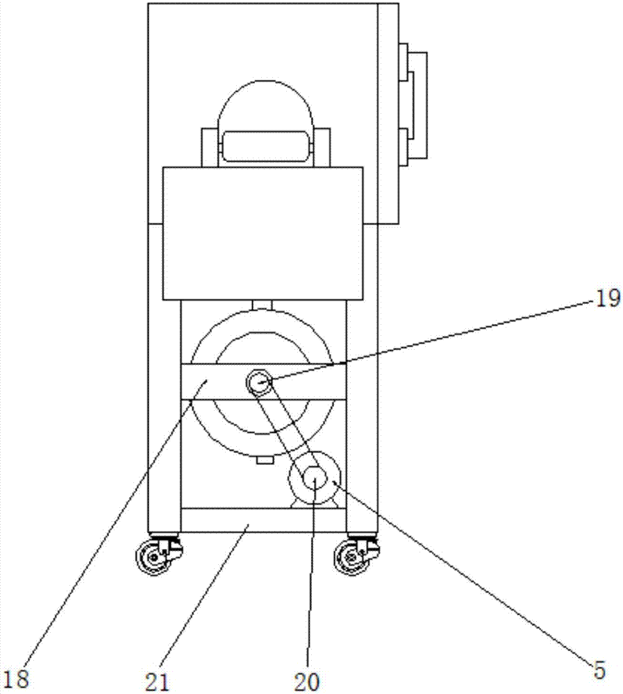 Log squarer with saw dust collecting and drying functions