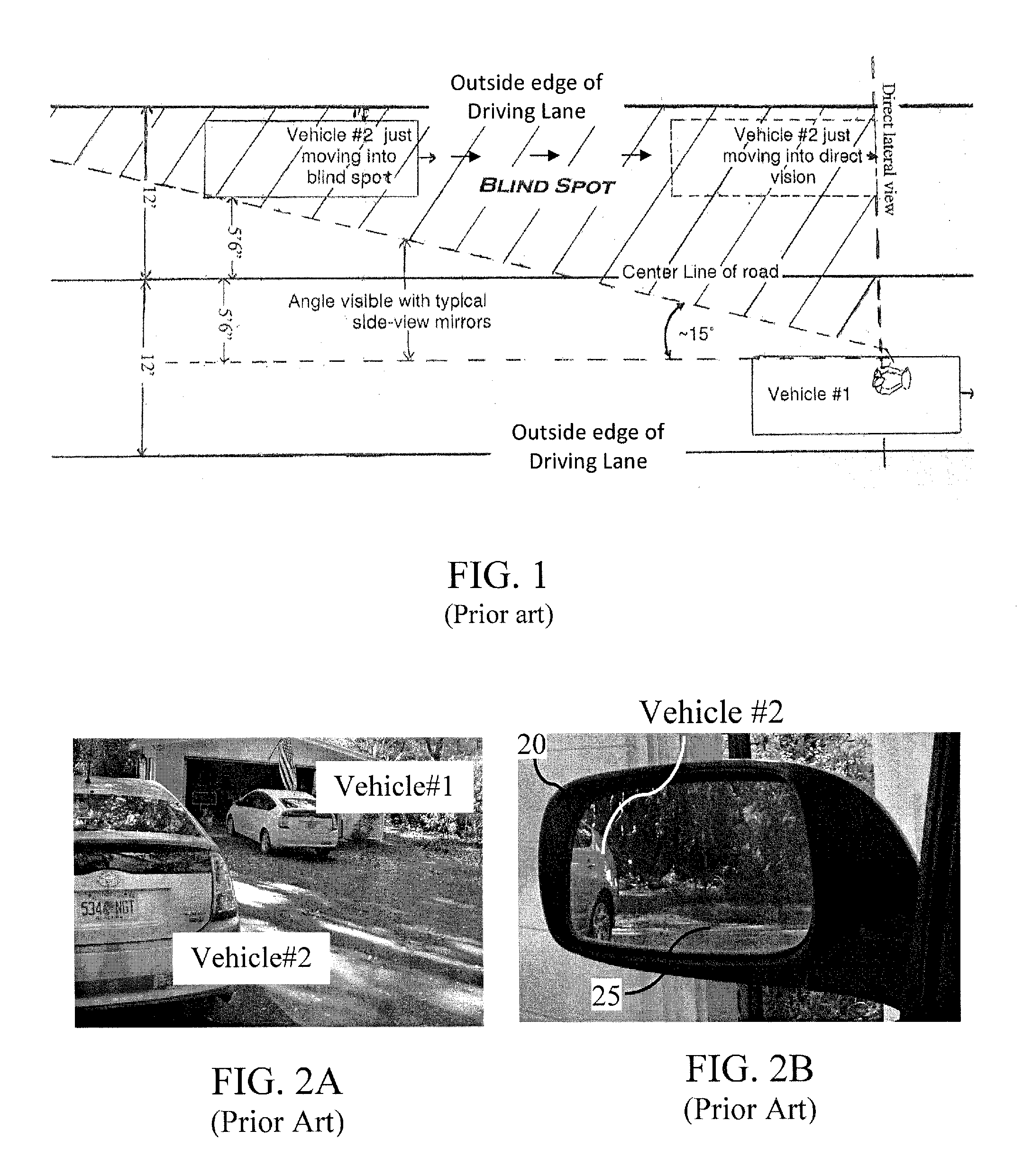 Blind-spot eliminator side-view mirror